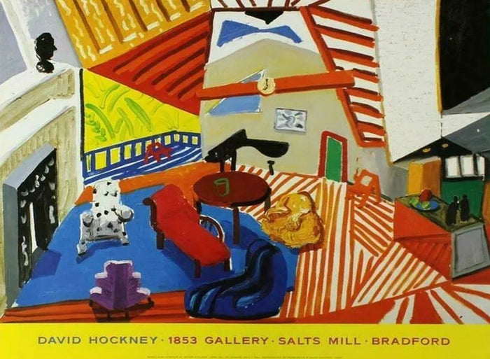 David Hockney, Montcalm Interior At 7 O'clock, 1988
