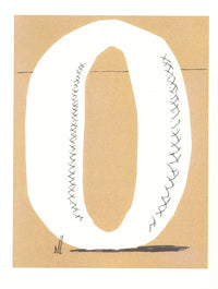 David Hockney, 'O' from 'Hockney's Alphabet', 1991Limited edition David Hockney lithograph from the Hockney’s Alphabet series, featuring pop-art inspired letter illustration, iconic in contemporary art. Available framed or unframed for collectors at Smolensky Gallery