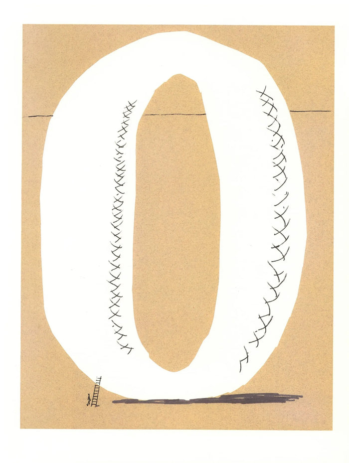 David Hockney, 'O' from 'Hockney's Alphabet', 1991Limited edition David Hockney lithograph from the Hockney’s Alphabet series, featuring pop-art inspired letter illustration, iconic in contemporary art. Available framed or unframed for collectors at Smolensky Gallery