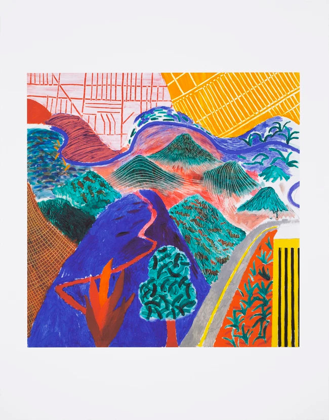 David Hockney, Outpost Drive, Hollywood 1980, 2017 – Smolensky Gallery