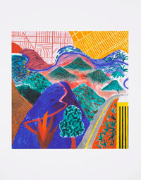 David Hockney, Outpost Drive, Hollywood 1980, 2017, art for sale from Smolensky Gallery