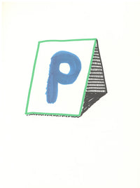David Hockney, 'P' from 'Hockney's Alphabet', 1991Limited edition David Hockney lithograph from the Hockney’s Alphabet series, featuring pop-art inspired letter illustration, iconic in contemporary art. Available framed or unframed for collectors at Smolensky Gallery