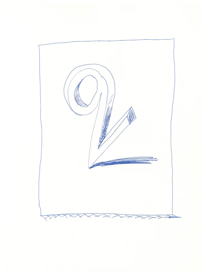 David Hockney, 'Q' from 'Hockney's Alphabet', 1991Limited edition David Hockney lithograph from the Hockney’s Alphabet series, featuring pop-art inspired letter illustration, iconic in contemporary art. Available framed or unframed for collectors at Smolensky Gallery
