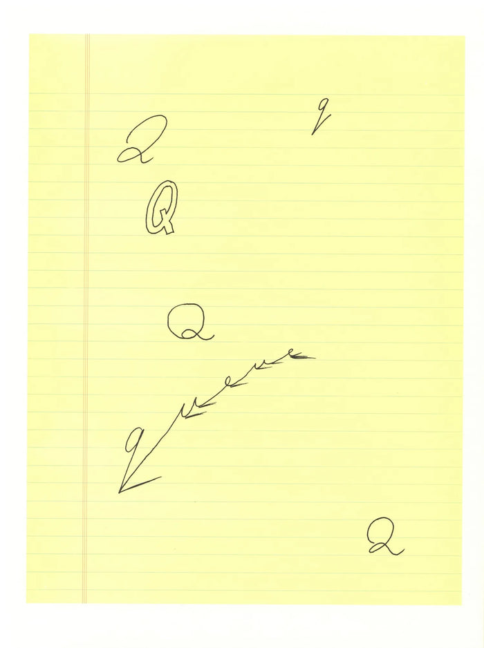 David Hockney, 'Q' from 'Hockney's Alphabet', 1991Limited edition David Hockney lithograph from the Hockney’s Alphabet series, featuring pop-art inspired letter illustration, iconic in contemporary art. Available framed or unframed for collectors at Smolensky Gallery
