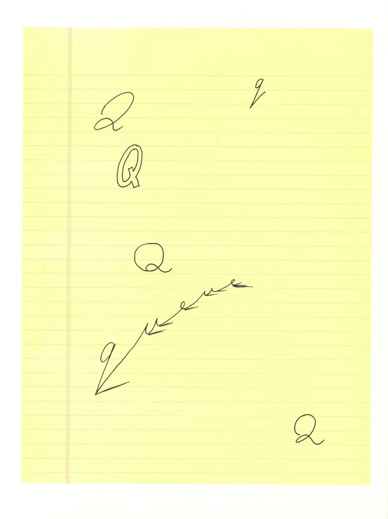 David Hockney, 'Q' from 'Hockney's Alphabet', 1991Limited edition David Hockney lithograph from the Hockney’s Alphabet series, featuring pop-art inspired letter illustration, iconic in contemporary art. Available framed or unframed for collectors at Smolensky Gallery