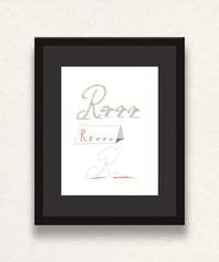 David Hockney, 'R' from 'Hockney's Alphabet', 1991Limited edition David Hockney lithograph from the Hockney’s Alphabet series, featuring pop-art inspired letter illustration, iconic in contemporary art. Available framed or unframed for collectors at Smolensky Gallery