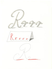 David Hockney, 'R' from 'Hockney's Alphabet', 1991Limited edition David Hockney lithograph from the Hockney’s Alphabet series, featuring pop-art inspired letter illustration, iconic in contemporary art. Available framed or unframed for collectors at Smolensky Gallery