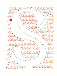 David Hockney, 'S' from 'Hockney's Alphabet', 1991Limited edition David Hockney lithograph from the Hockney’s Alphabet series, featuring pop-art inspired letter illustration, iconic in contemporary art. Available framed or unframed for collectors at Smolensky Gallery