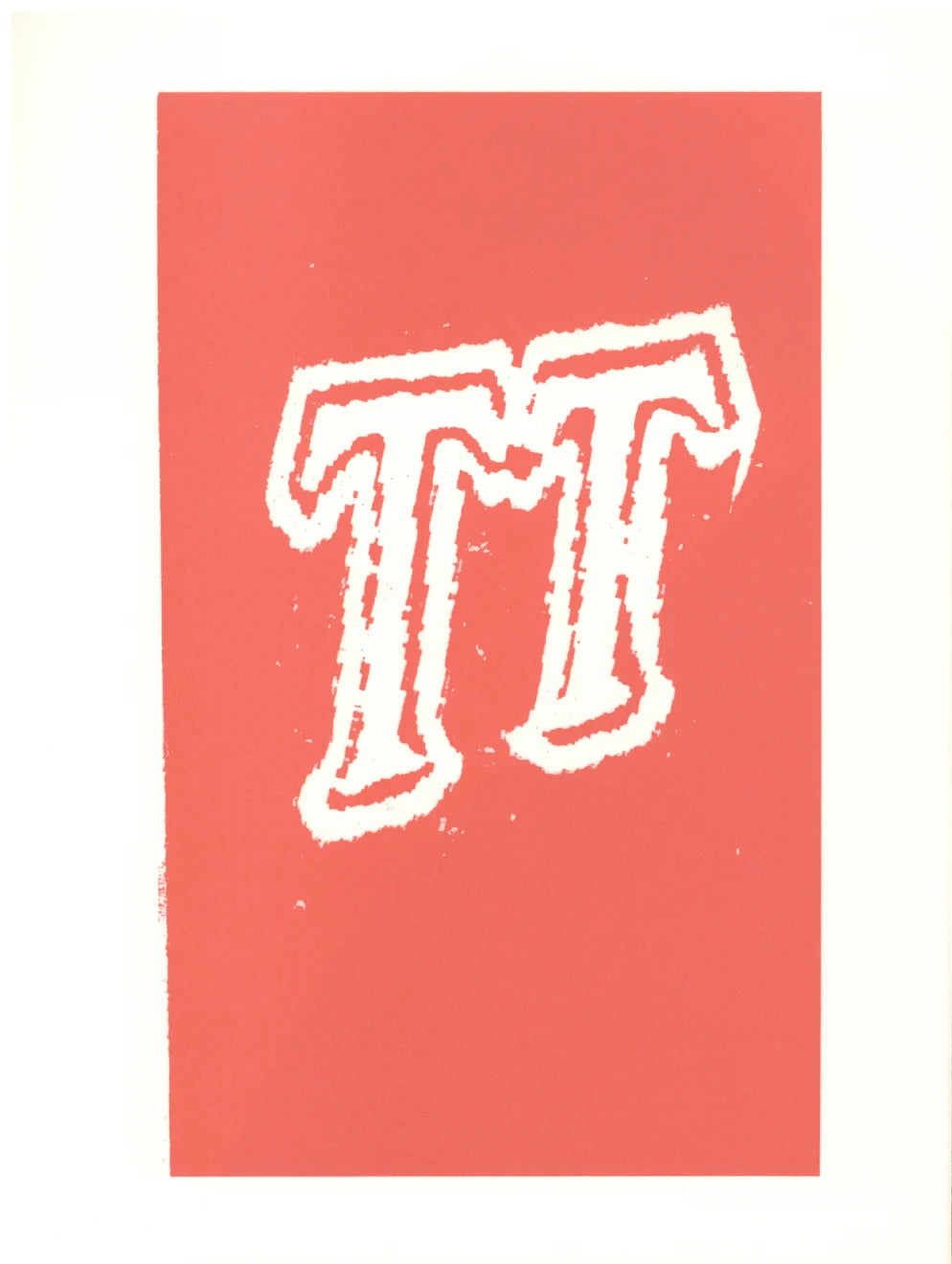 David Hockney, 'T' from 'Hockney's Alphabet', 1991Limited edition David Hockney lithograph from the Hockney’s Alphabet series, featuring pop-art inspired letter illustration, iconic in contemporary art. Available framed or unframed for collectors at Smolensky Gallery