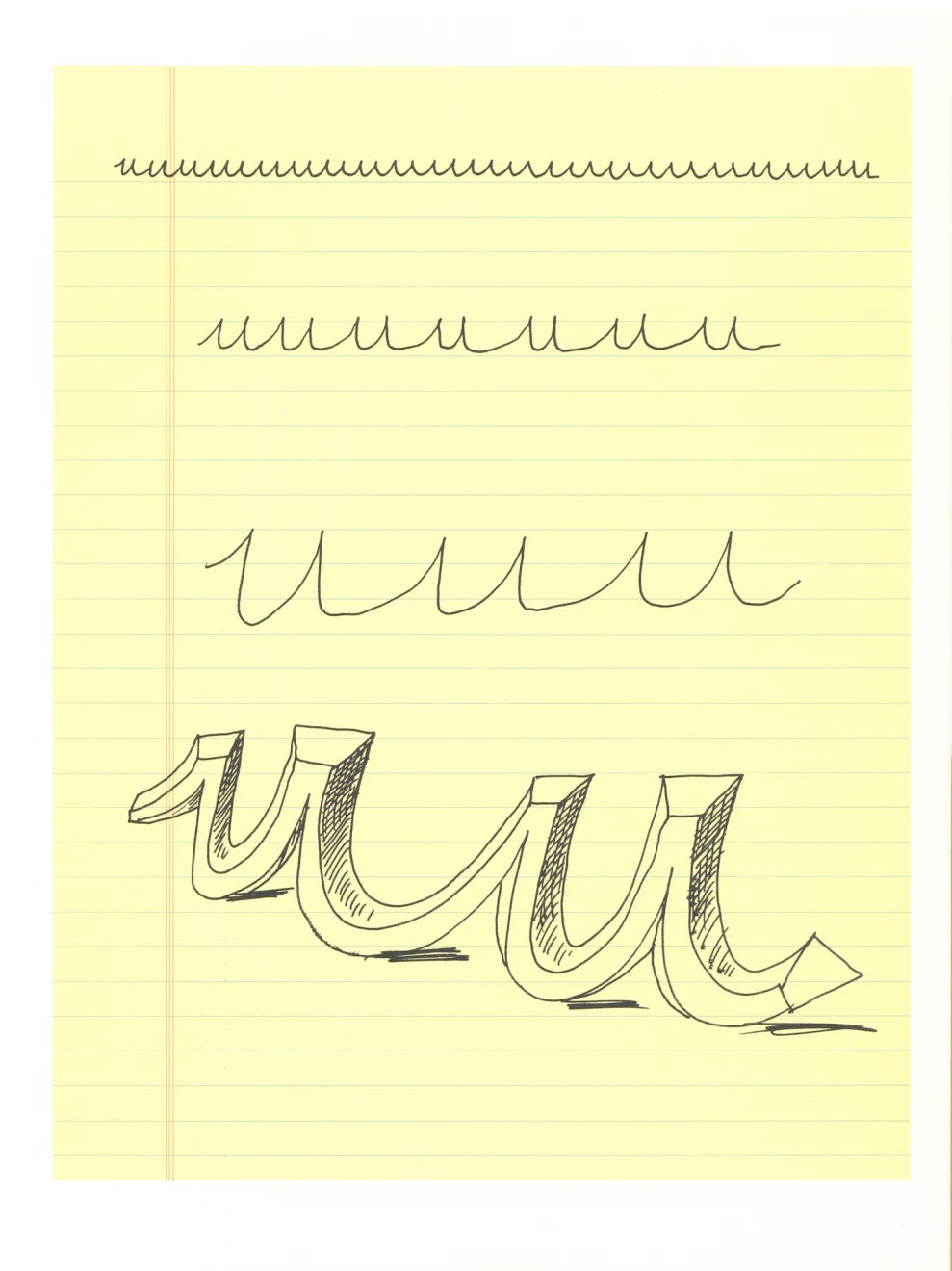 David Hockney, 'U' from 'Hockney's Alphabet', 1991Limited edition David Hockney lithograph from the Hockney’s Alphabet series, featuring pop-art inspired letter illustration, iconic in contemporary art. Available framed or unframed for collectors at Smolensky Gallery