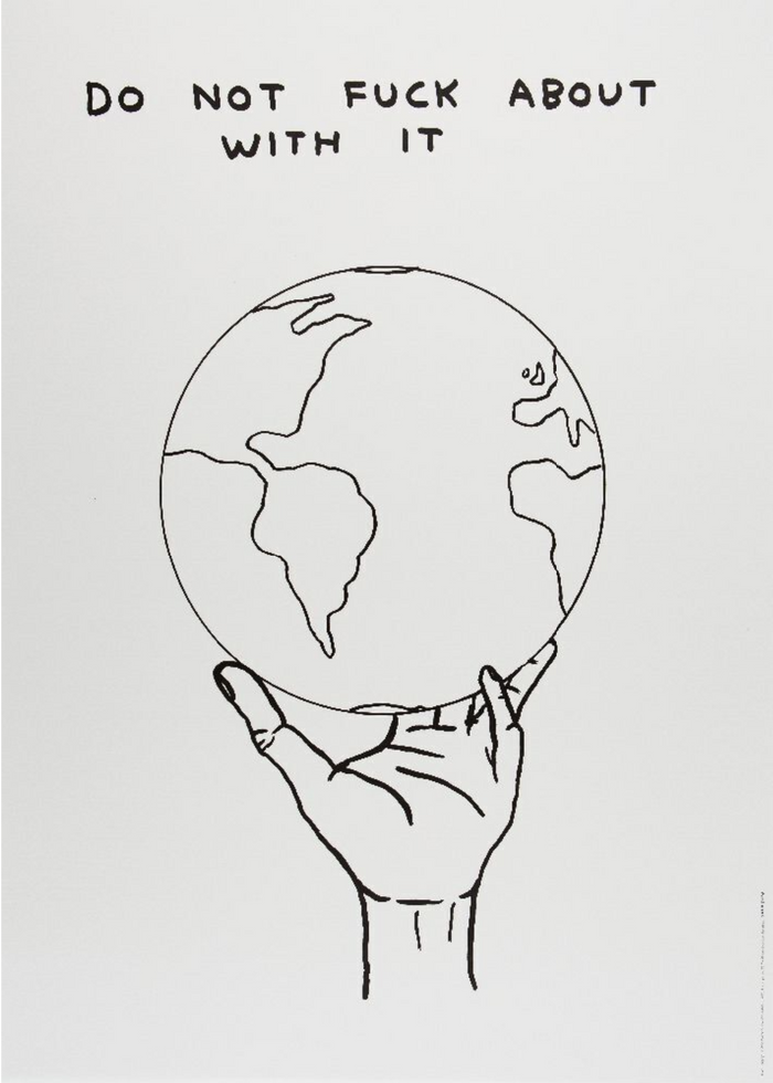 David Shrigley, Do Not Fuck About With It, 2022, limited edition print for sale from smolensky gallery