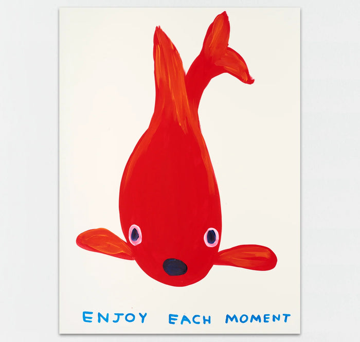 David Shrigley, Enjoy each moment, 2022
