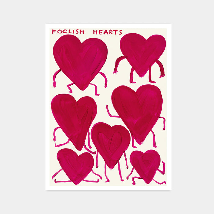 David Shrigley, Foolish Hearts, 2023