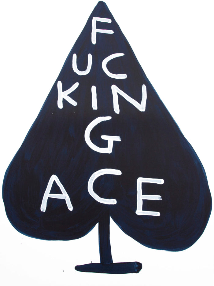 David Shrigley, Fucking Ace, 2018