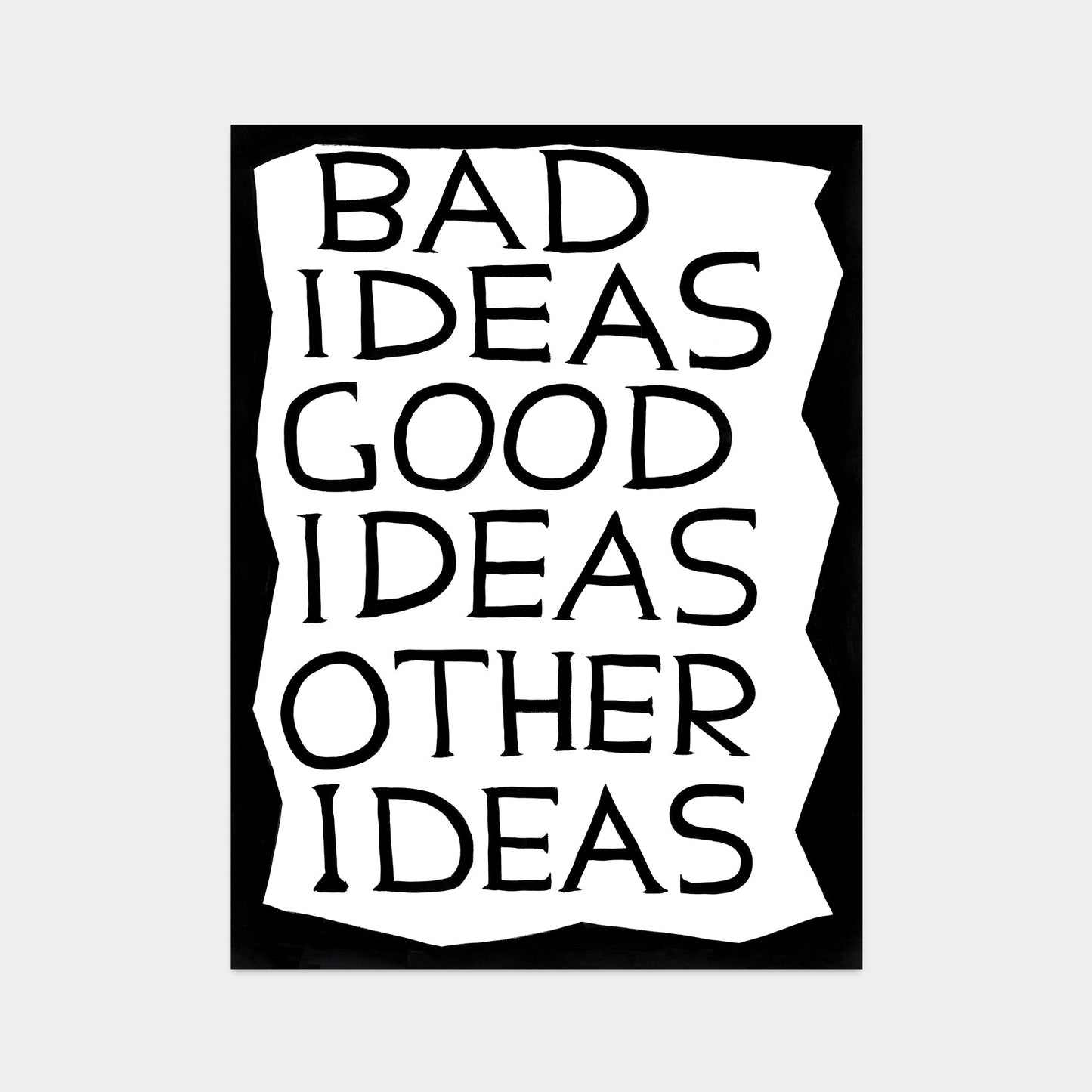 David Shrigley, Bad Ideas Good Ideas, 2022