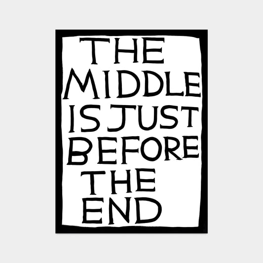 David Shrigley, The Middle Is Just Before The End (2022)