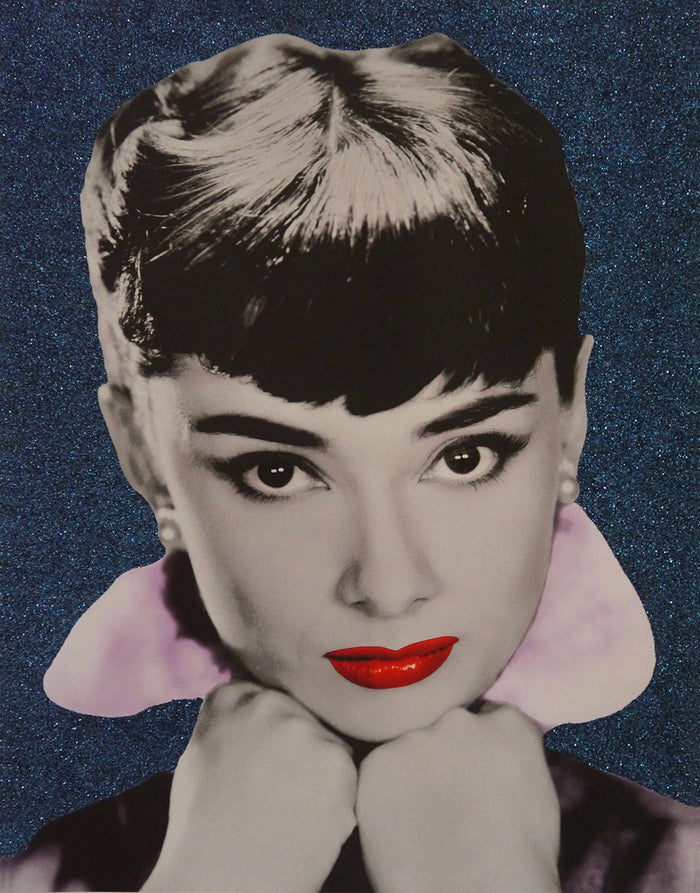 David Studwell, Audrey Hepburn II Limited edition fine art print by David Studwell, blending pop art style with celebrity culture and bold graphic design. Available for sale at Smolensky Gallery