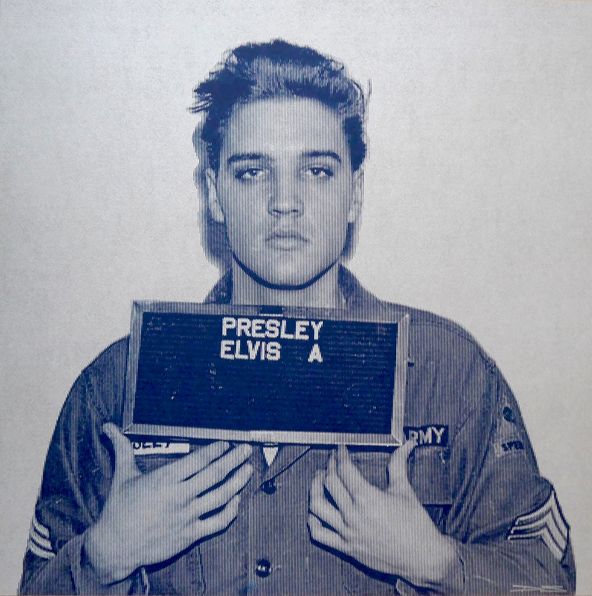David Studwell, Elvis-Indigo Blue Limited edition fine art print by David Studwell, blending pop art style with celebrity culture and bold graphic design. Available for sale at Smolensky Gallery