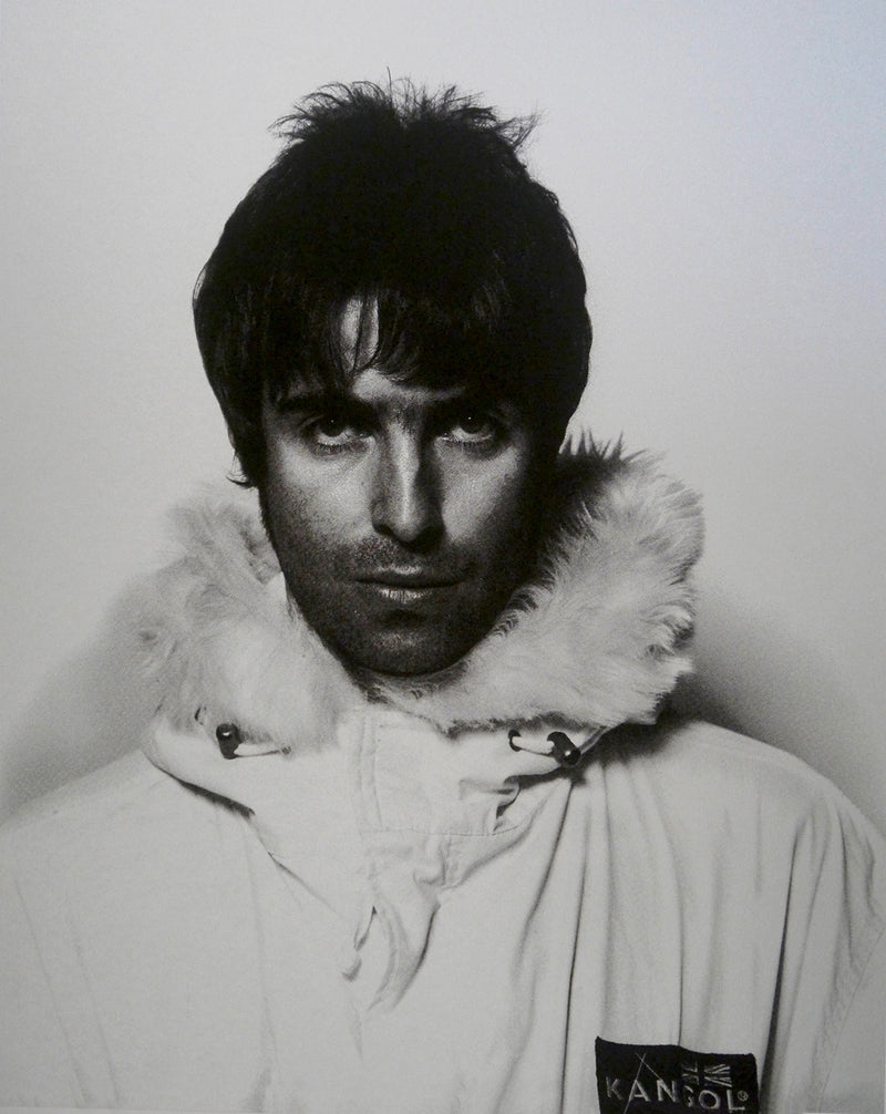 David Studwell, Liam Gallagher-Platinum Limited edition fine art print by David Studwell, blending pop art style with celebrity culture and bold graphic design. Available for sale at Smolensky Gallery