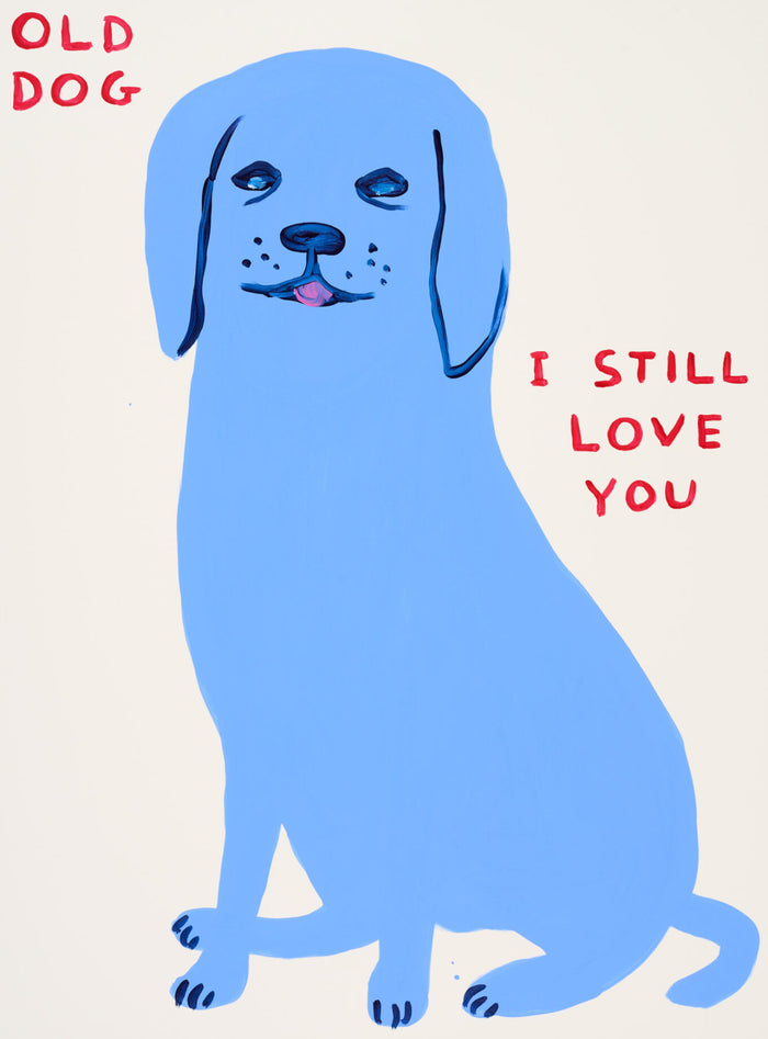 David Shrigley, Old Dog, 2021