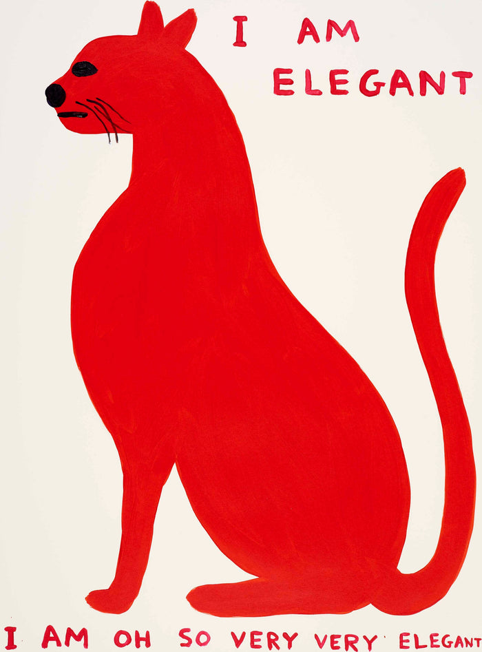 David Shrigley, I am Elegant, 2021