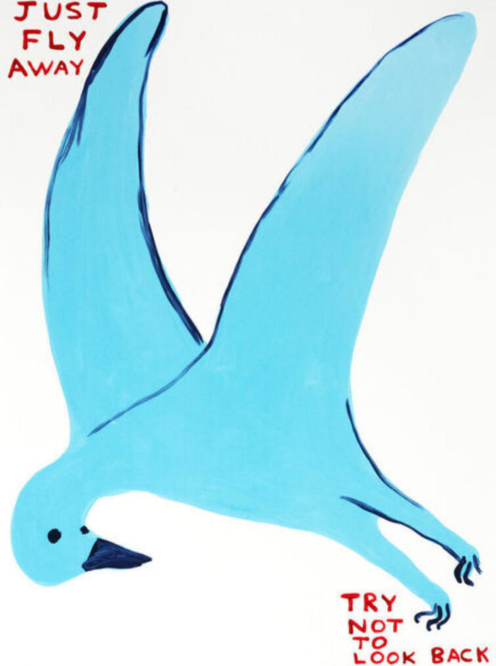 David Shrigley, Just Fly Away, 2022