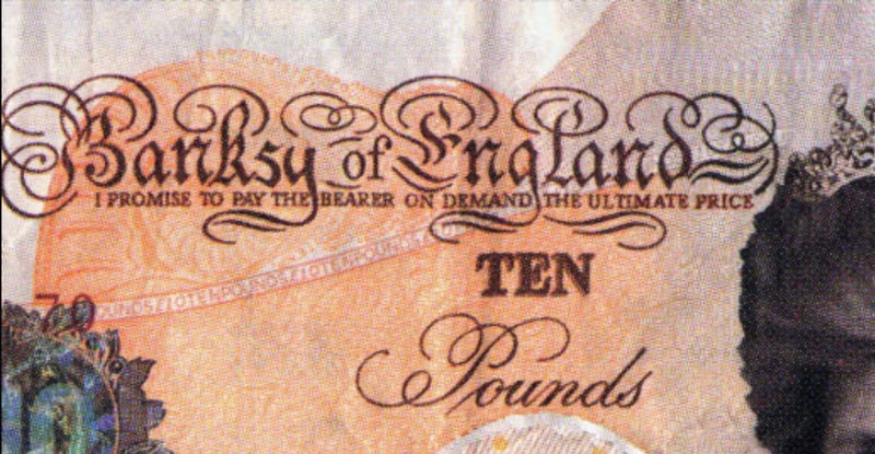 Banksy, Di-faced Tenner, 2004
