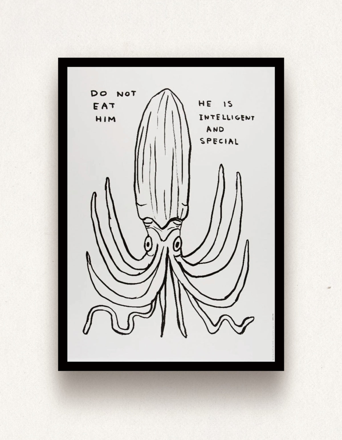 David Shrigley, Do Not Eat Him, 2022