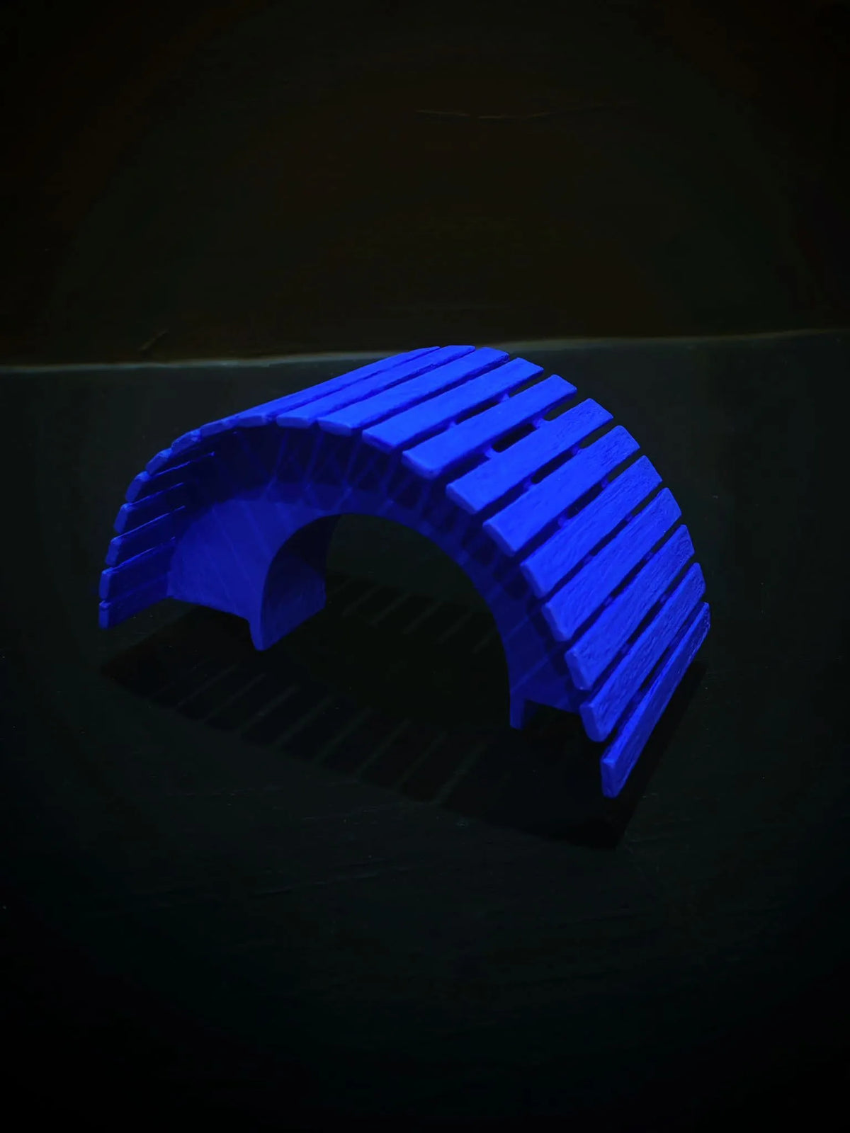 Close-up view of Naomi Harwin's 'Dwelling VI, 2023' – a sculpture intricately composed of greyboard, jesmonite, emulsion paint, and varnish. Explore the tactile dimensions of this 20cm x 10cm x 10cm masterpiece, revealing the artist's meticulous craftsmanship