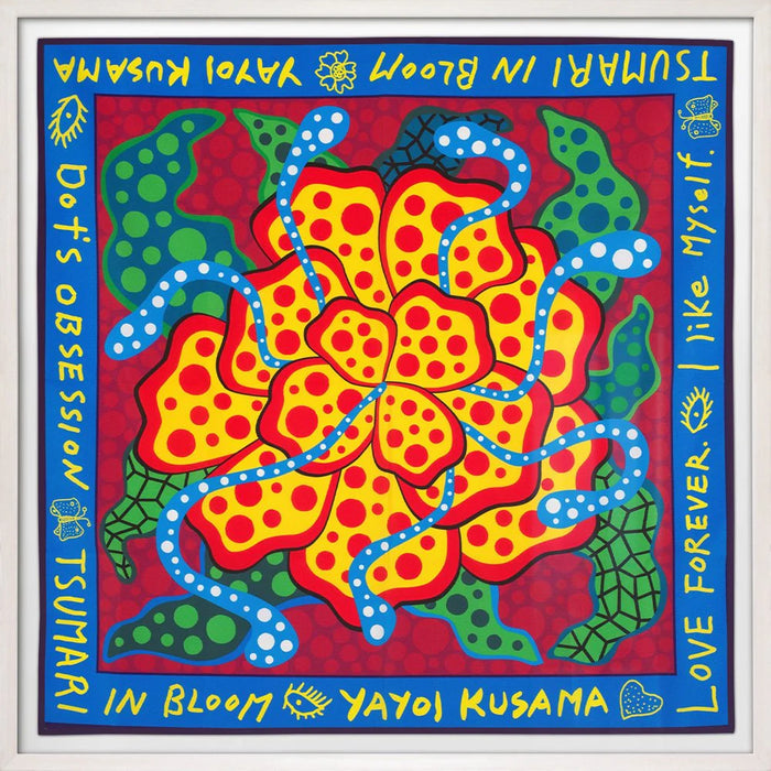 Yayoi Kusama, "Tsumari in bloom" Wrapping Cloth, 2018
