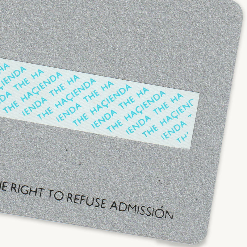 Factory Records, FAC51 Hacienda Membership card