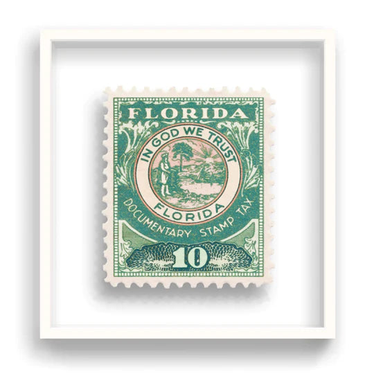 Guy Gee Art - FLORIDA stamp art- Contemporary Art Gallery 