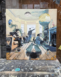Francis Thorrington, Oasis Definitely Maybe , 2025 contemporary art for sale from Smolensky Gallery