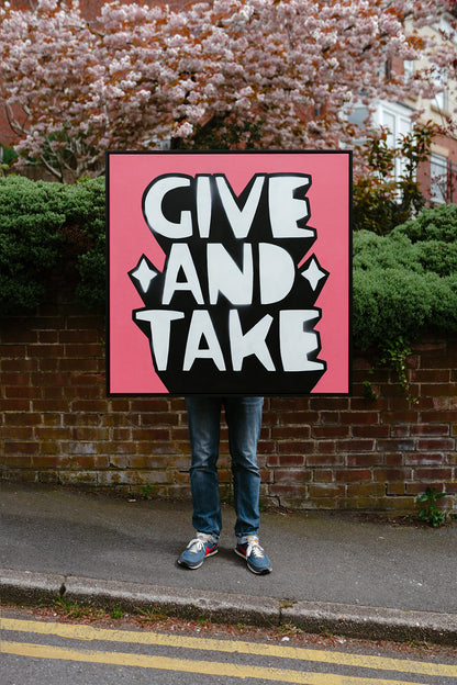 Kid Acne, GIVE AND TAKE (Coral), 2023 - Smolensky Gallery