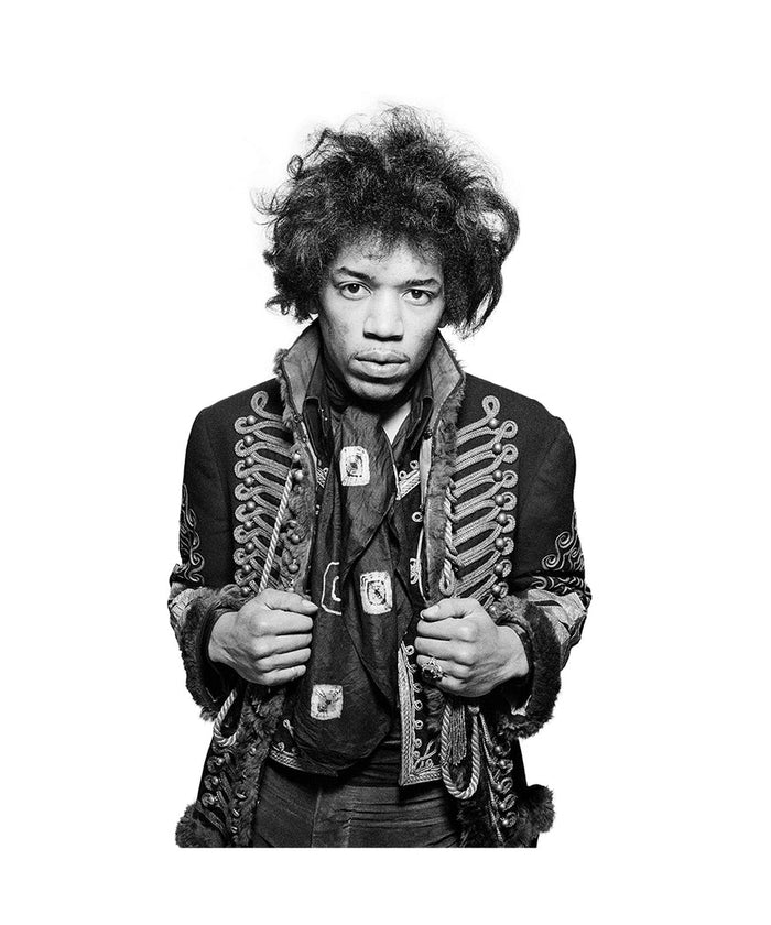Gered Mankowitz, Jimi Hendrix looks directly at the camera, 1967