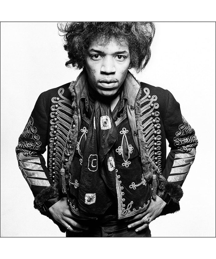 Gered Mankowitz, Jimi Hendrix with hands on hips, 1967