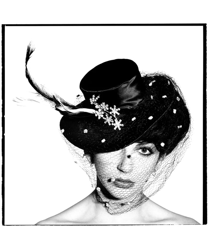 Gered Mankowitz, Kate Bush in a netted hat, 1978