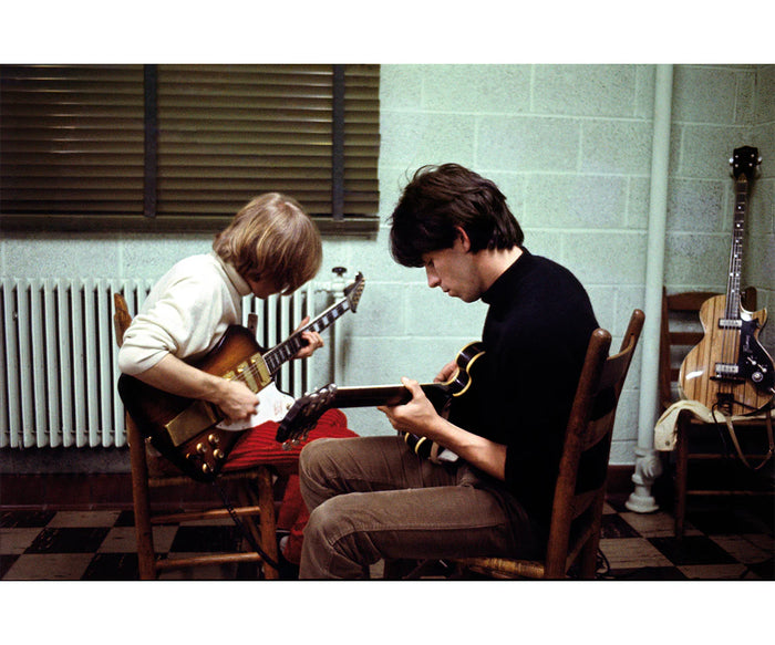 Gered Mankowitz, Brian Jones and Keith Richards backstage, 1965