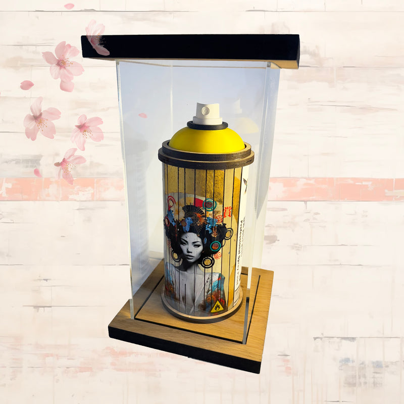 Gareth Tristan Evans, Spraycan Series I Sculpture: Lotus, 2025