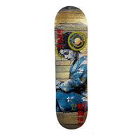 (The Trunk of Funk)Gareth Tristan Evans, Powder Blue Skatedeck Single limited edition art for sale from Smolensky Gallery