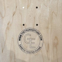 (The Trunk of Funk)Gareth Tristan Evans, Powder Blue Skatedeck Single limited edition art for sale from Smolensky Gallery