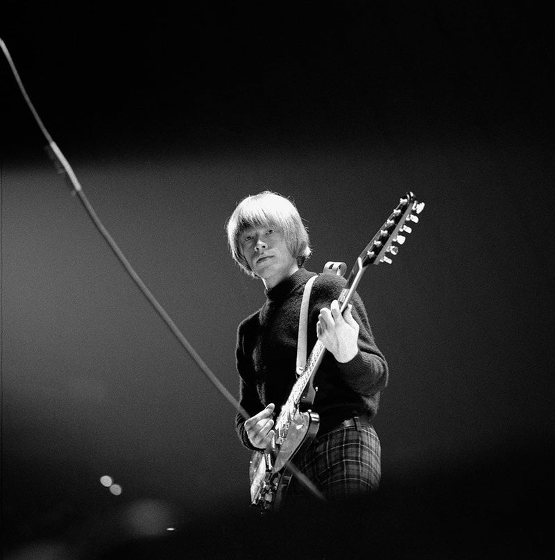 Gered Mankowitz, Brian Jones performing with the Rolling Stones in the USA, 1965 Limited edition fine art photograph by Gered Mankowitz, capturing iconic portraits of legendary musicians and cultural icons. Available at Smolensky Gallery