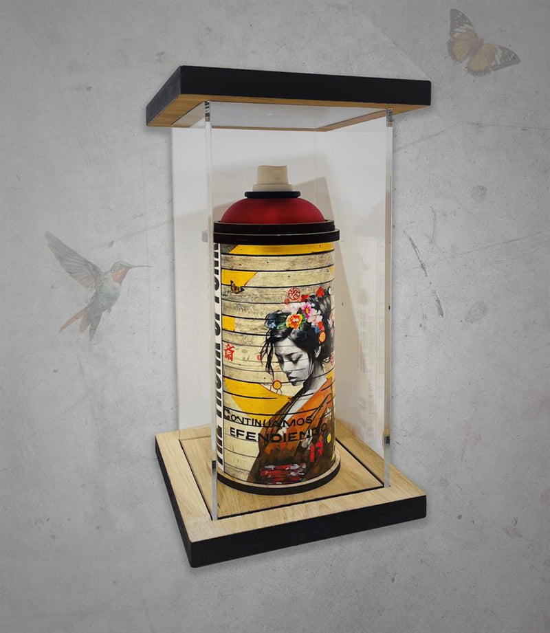 Gareth Tristan Evans, Spraycan Series I Sculpture: Golden, 2025