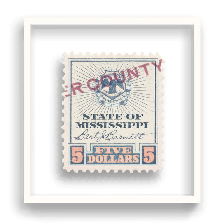 Guy Gee Art - MISSISSIPPI stamp art- Contemporary Art Gallery 