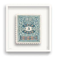 Guy Gee Art - YUGOSLAVIA stamp art- Contemporary Art Gallery 