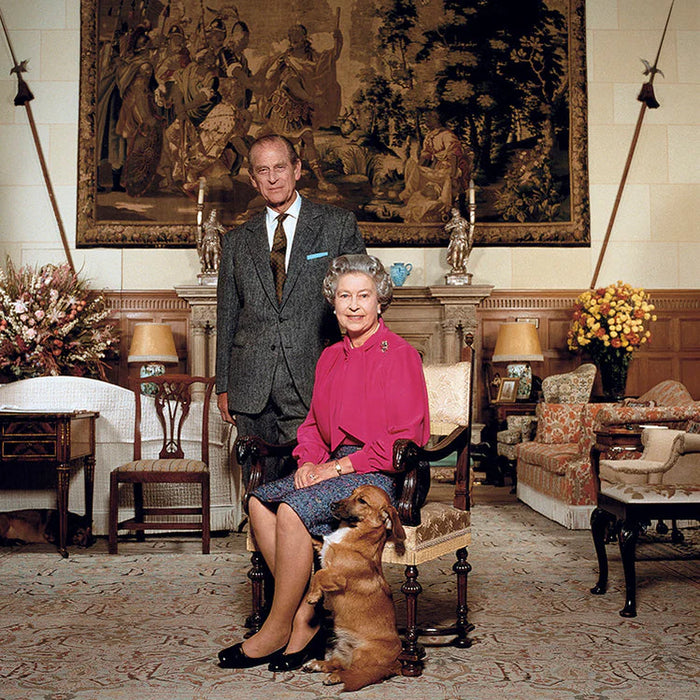 Terry O'Neill, Queen Elizabeth & Prince Philip official portrait, 1992