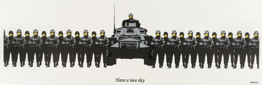 Banksy, Have a Nice Day (Anarchist Book Fair), (signed), 2003