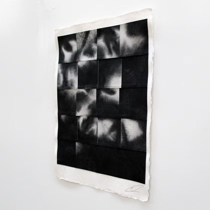 Henry Woolway, Echoes on paper 03, 2023, Abstract Wall art for sale with artist signature from Smolensky Gallery