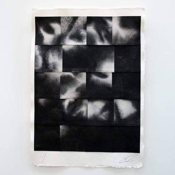 Henry Woolway, Echoes on paper 03, 2023, Abstract Wall art for sale with artist signature from Smolensky Gallery