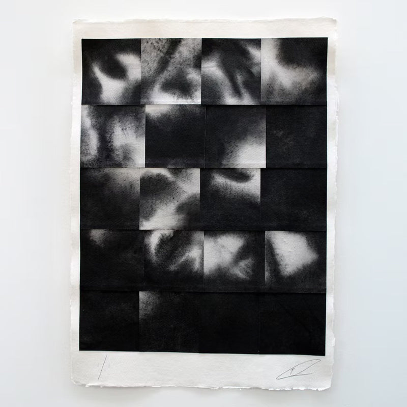 Henry Woolway, Echoes on paper 03, 2023, Abstract Wall art for sale with artist signature from Smolensky Gallery